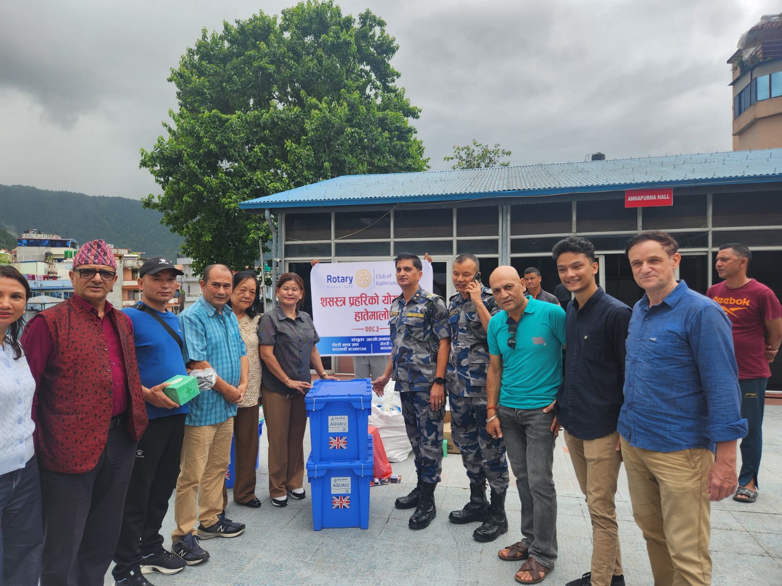 Support to APF Rescue Team / Relief Workers of Bhotekoshi-Trishuli Mega Flood (River Tsunami) at APF HQ, Hulchowk, Kathmandu.